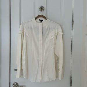 Massimo Dutti cream colored blouse; size 6; NEVER WORN